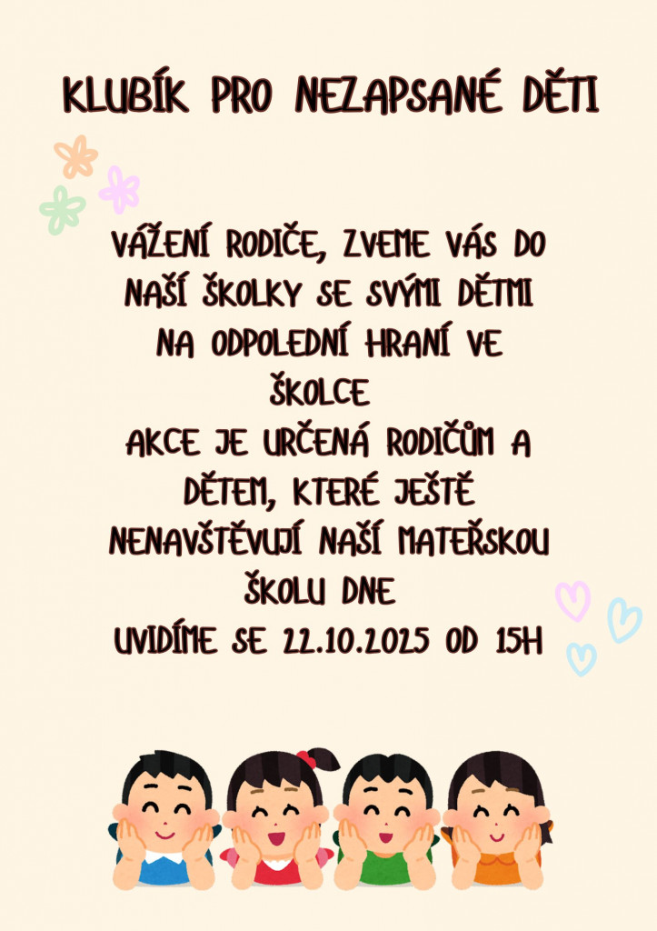Klubík pro nezapsané děti